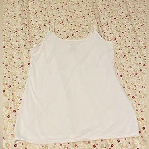 white tank top